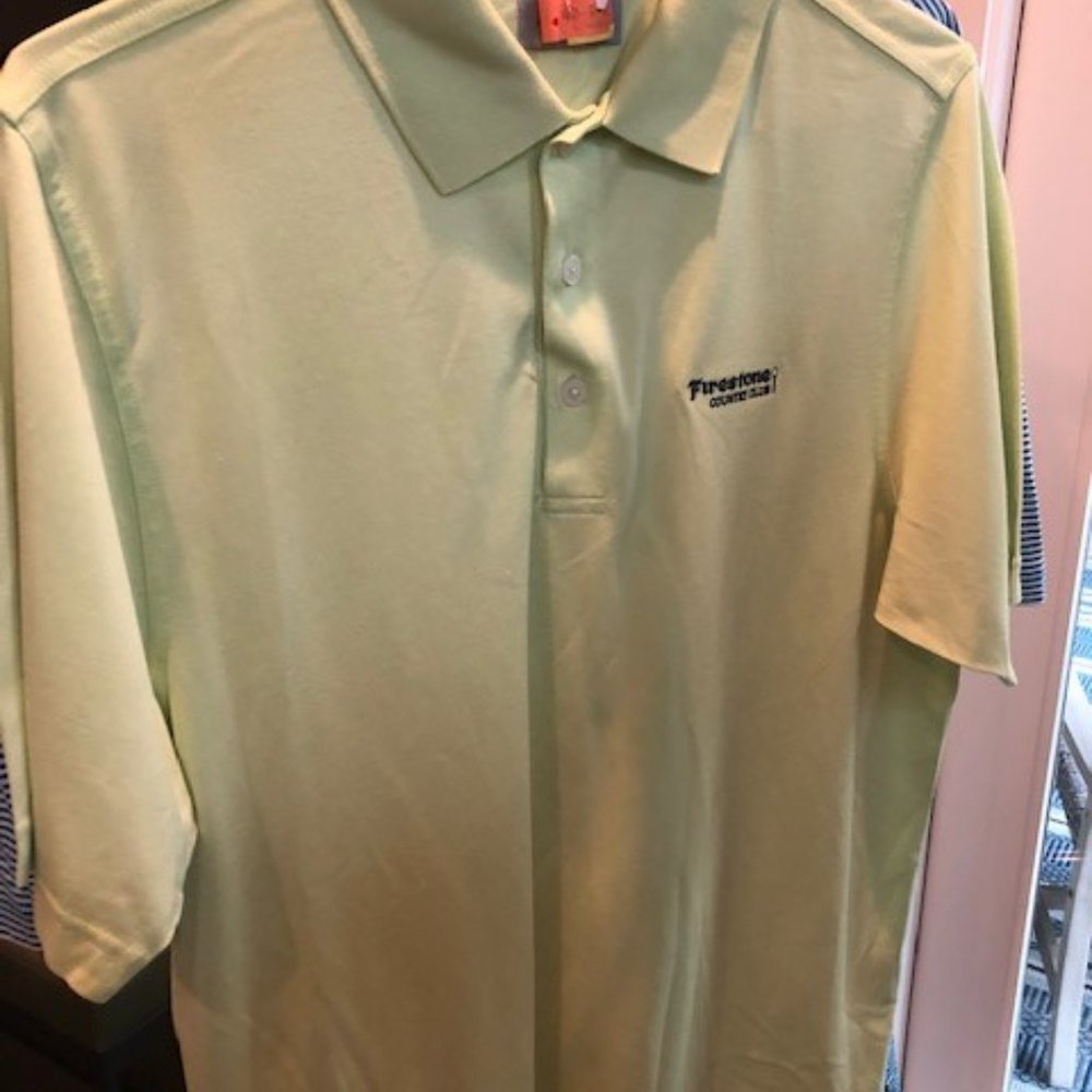 Firestone Country Club Light Green M Golf Shirt